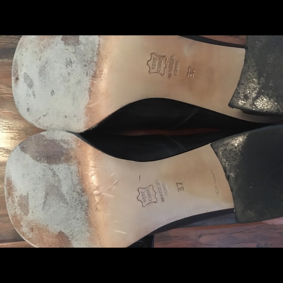 MARE Maryjane Italian Leather Peep Toe Block Heel - Picture 6 of 11